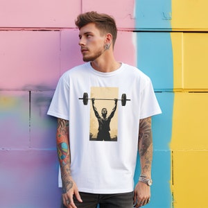 camisa de rata de gimnasio, regalo de gimnasio para él, camisa de levantamiento pesado para hombres, camisa gráfica de gimnasio para los amantes del gimnasio, camisa gráfica de levantamiento para los amantes del levantamiento
