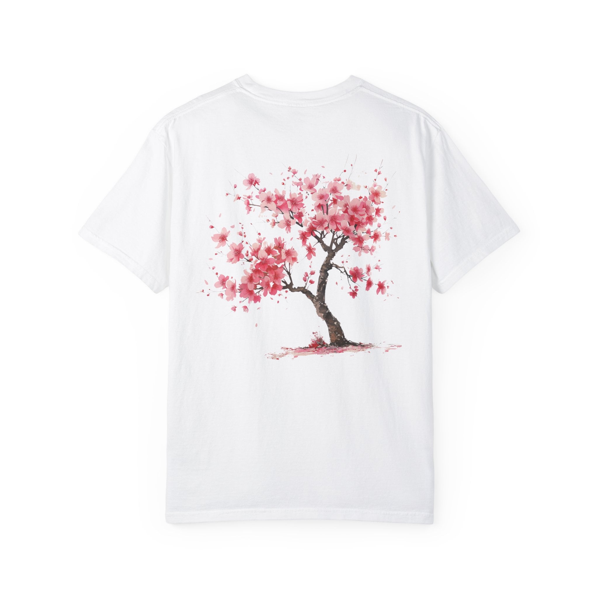 トップス tree & moon Embroidery Shirt - Sakura Amazon.com: Red Moon Japanese Old Cherry Blossom Sakura Fuji