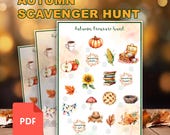 Thanksgiving Gift| Activity DIY| Fall Scavenger Hunt| Printable Scavenger Hunt | Outdoor Scavenger Hunt| Nature Walk Activity| Family Gift