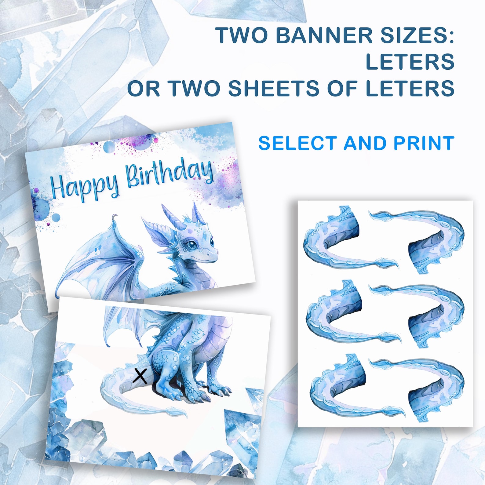 Pin the Tail on the Dragon- DIY Party Game for Boys and Girls, Digital Printable Files Only ...