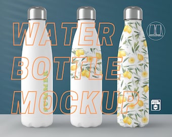 Maqueta de botella de agua / Botella de bebida de 17 oz, Día de la Madre (Descarga digital)