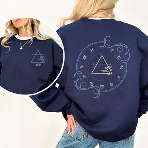 Zodiac Academy T-Shirt, Crewneck; House Aer, Vega Twins Shirt, Zodiac Academy Merch, Fantasy Reader Gift