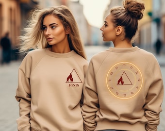Zodiac Academy T-Shirt, Hoodie, Crewneck; House Ignis, Vega Twins Shirt, Zodiac Academy Merch, Fantasy Reader Gift