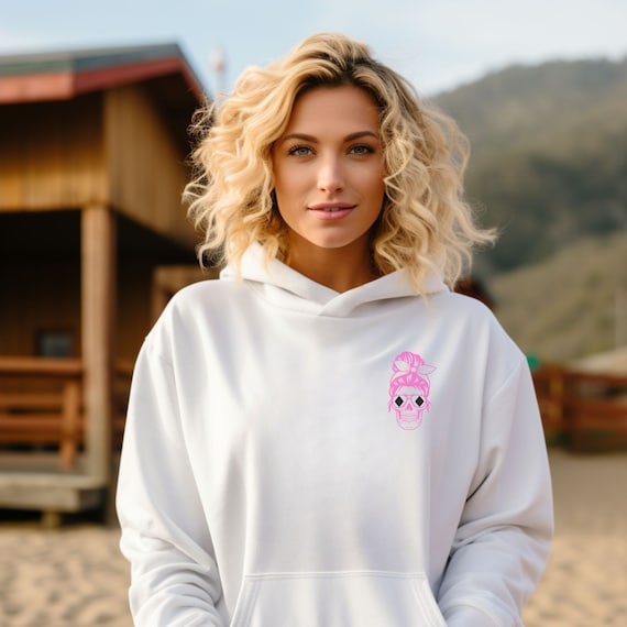 Diamond skull hoodie sale