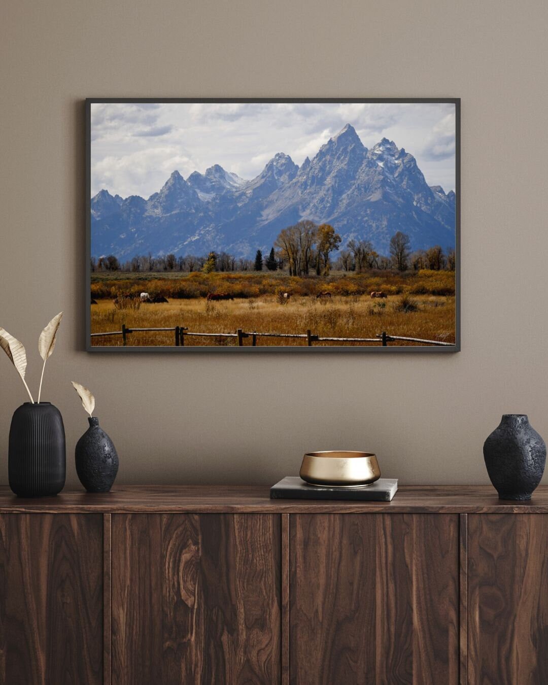 Grand Tetons Ranch Photography Print| Photography Print | Home Decor ...