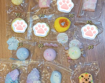 Handmade Squishy Toys (message me to choose) | Stress Reliever | Slime Toy