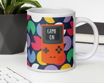 White Mug With Text "Game On"