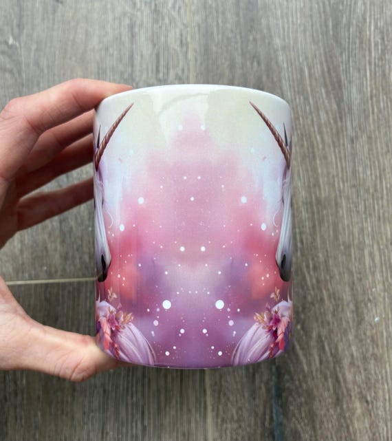 3D Unicorn Ceramic Mug, Handmade 11oz Coffee Mug, 3D Pink Purple Flowers  Tea Mug, 3D Flower Unicorn Coffee Mug - Etsy