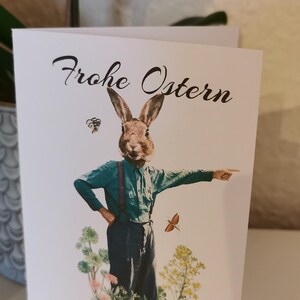 Hasen Grußkarten in 2 Varianten