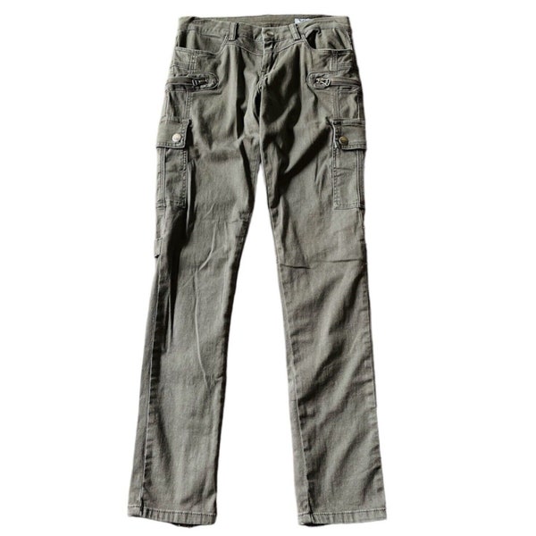 BLANKNYC Pantalones cargo militares verde oliva 27