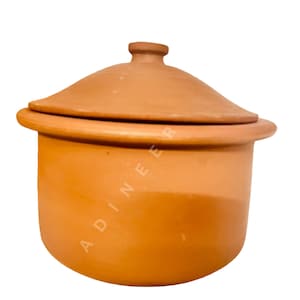 Handcrafted Clay Patila 2L: Embrace Authentic & Earthy Cooking (Chemical-Free) for Healthy Meals