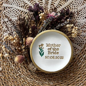 Personalisierte Mutter der Braut Geschenk | Mutter des Bräutigams Geschenk | Ring Schale | Schmuckstück | Hochzeitsgeschenk | Brautjungfer Geschenk | Handarbeit |