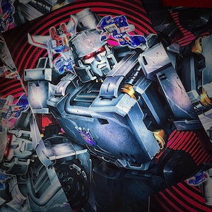 Transformers G1 Megatron-Soundwave-Starscream Poster
