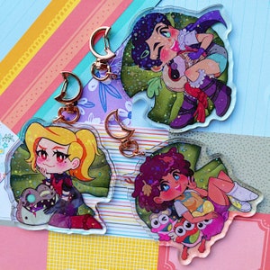 LAST CALL Amphibia Calamity Girl Anne Sasha Marcy Keychains