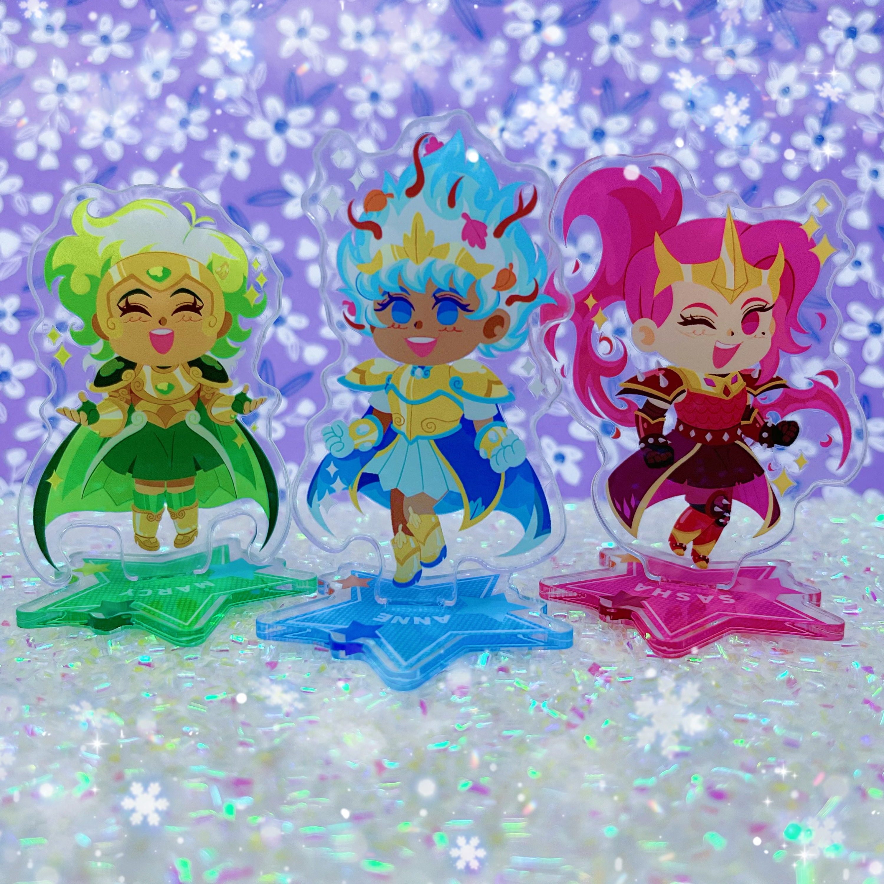 Amphibia Calamity Trio Anne⋆sasha⋆marcy Acrylic Standee - Etsy