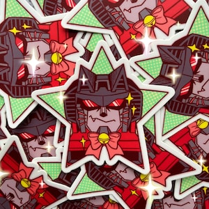 Neko Starscream Transformer Sticker