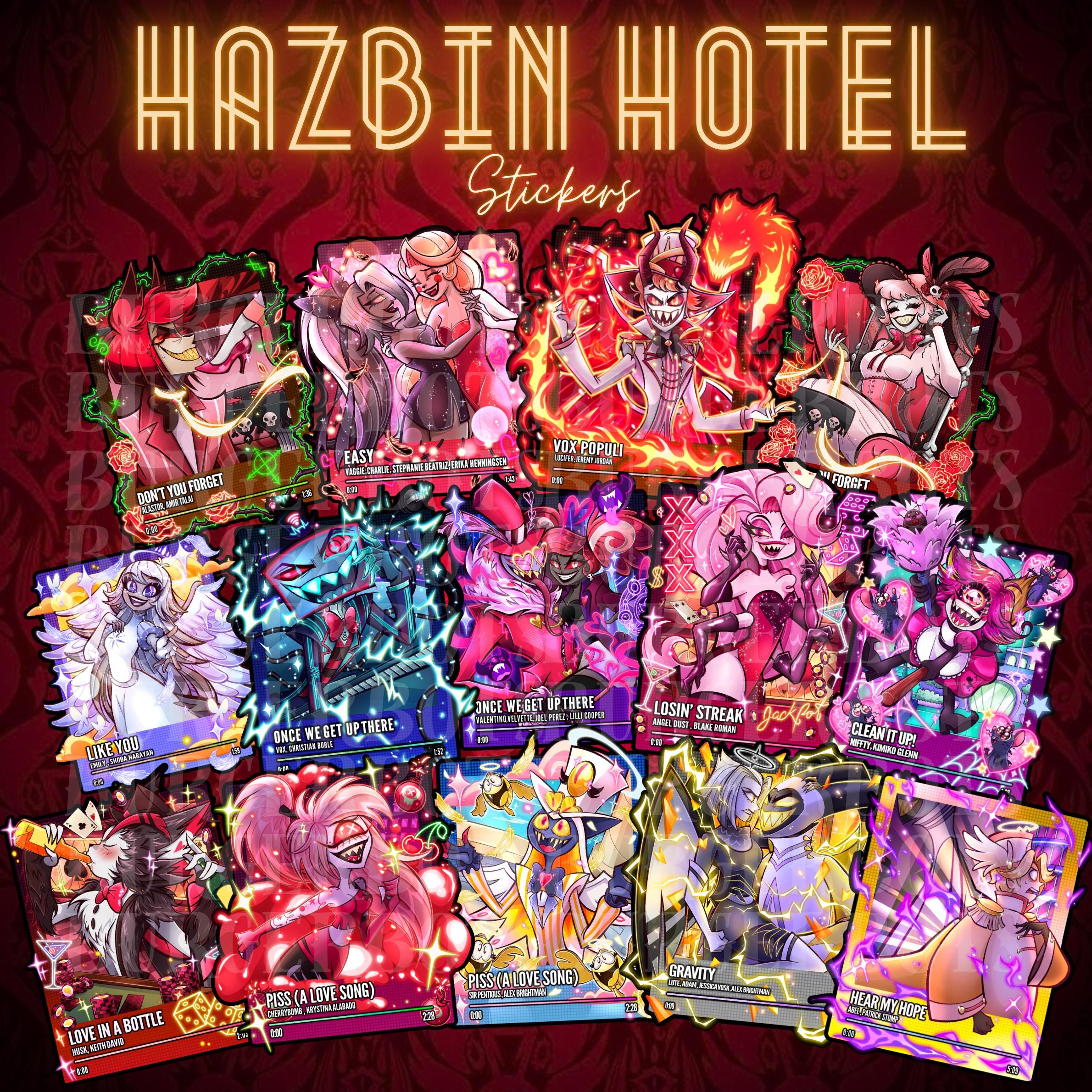 Hazbin hotel stickers - Etsy 日本