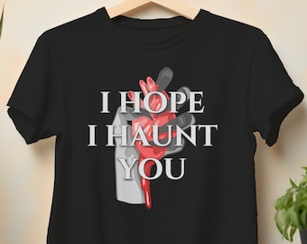 Haunting Tshirt Vampire Shirt Dark Romance Lover Witchy Aesthetic Haunted Romantasy Reader Witch Clothing Whimsigoth Gothic Clothes Romantic