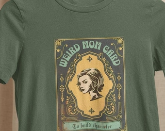 Retro Mom Tarot Card TShirt Witchy Shirt Vintage Witchy Aesthetic Dark Academia Tarot Card Lover Gift Gift for Mom Gift for Daughter
