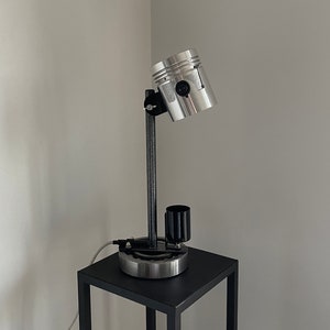 Piston desk lamp from car parts industrial style engine part lamp handmade art