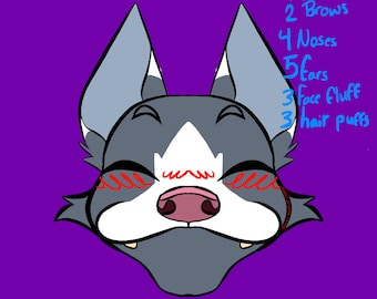 Simple multi specie furry icon