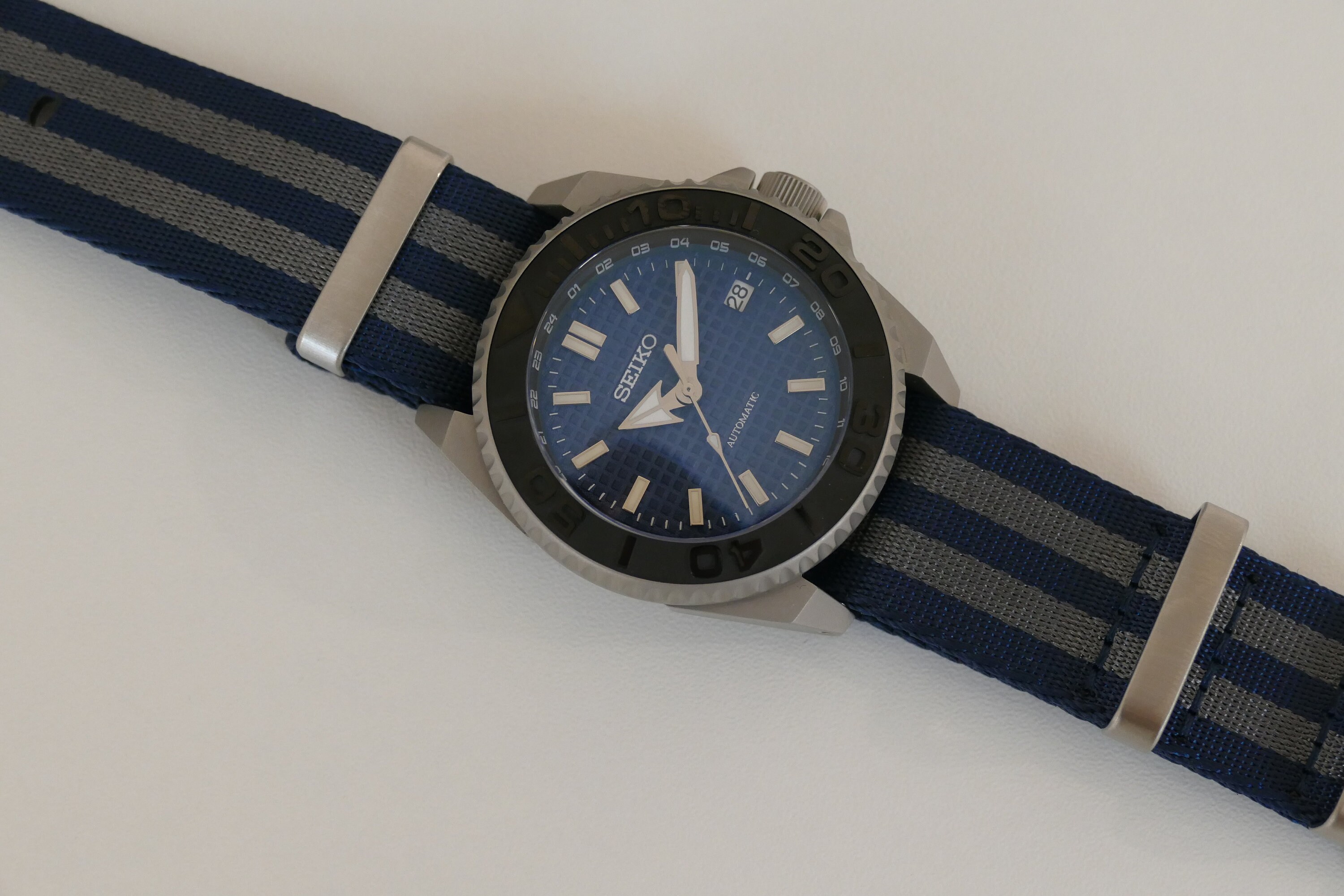 Seikonaut Mod Seiko Tiffany Dial  Patek Philippe Nautilus Homage – Almond  Mods