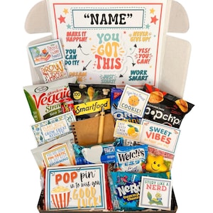 Student Care Package | Personalized College Snack Box | Thinking of You Gift