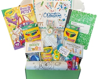 Arts & Crafts Care Package- Art Supplies Gift Box for Kids