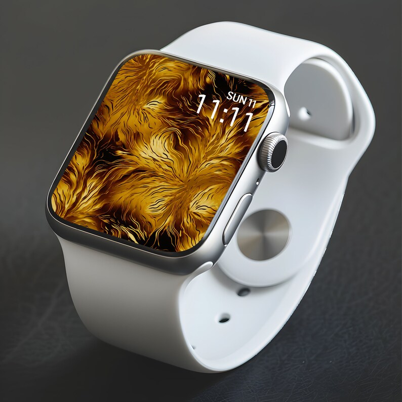 Apple Watch Wallpaper, Smartwatch, Blushing Gold Texture Watch Face