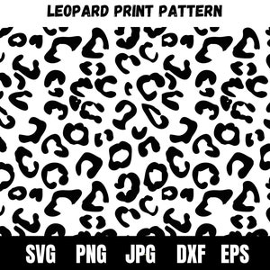 Leopard Print Pattern Svg ,Leopard Pattern Svg , Repeating Pattern ,Cheetah Print Svg,  Animal Print Svg, Leopard Svg ,Leopard Background