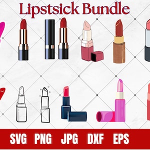 Lipstick SVG\ Lipstick clip art\ lipstick vector image\ lipstick file for cricut\ Lipstick svg bundle\ Makeup svg\ glams svg\ beauty saloon