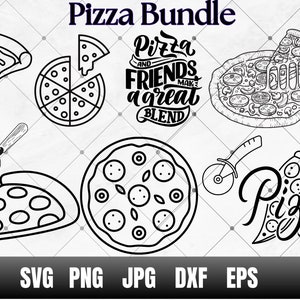 Pizza SVG Bundle|Pizza Clipart| Fast Food PNG| Pizza Lover, Pizza Slice svg| Pepperoni Pizza for Silhouette, Cut File, Pizza Art Dinner
