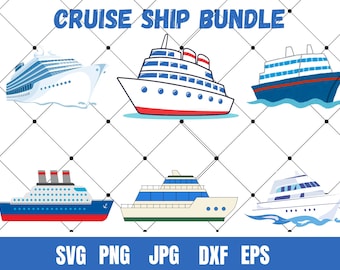 Kryssningsfartyg SVG, Kryssningssvg, Kryssningssemestersvg, Fartygssvg, Yachtsvg, Båtsvg, Kryssning Cricut, Kryssningssilhuett, Kryssningsfartyg Clipart, Png
