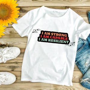I am strong svg,empowered women svg,I am capable svg, Self Love svg, You Matter Always Svg, Positive Quotes svg,cut files for tshirt,Digital