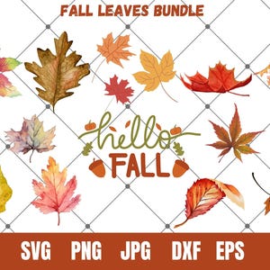 Herbstlaub, Herbstlaub, Ahornblatt, Herbstlaub, Ahornblatt, Glowforge Dateien, Laubdesign, Laubblatt Clipart, druckbare Kunst, Silhouette