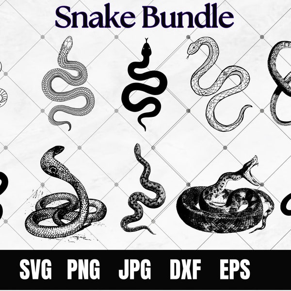 Snake SVG Bundle | Floral Snake SVG | Celestial snake SVG | Snake With Flowers Svg | Mystical Snake Svg | Snake Clipart | Snake Silhouette |