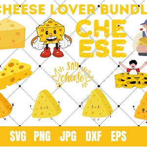 Cheese SVG Bundle\ Cheese SVG\ Cheese Clipart\ Cheese Cut Files For Silhouette\ Files for Cricut\ Cheese Vector\ Svg\ Dxf\ Png\ Eps\ Design