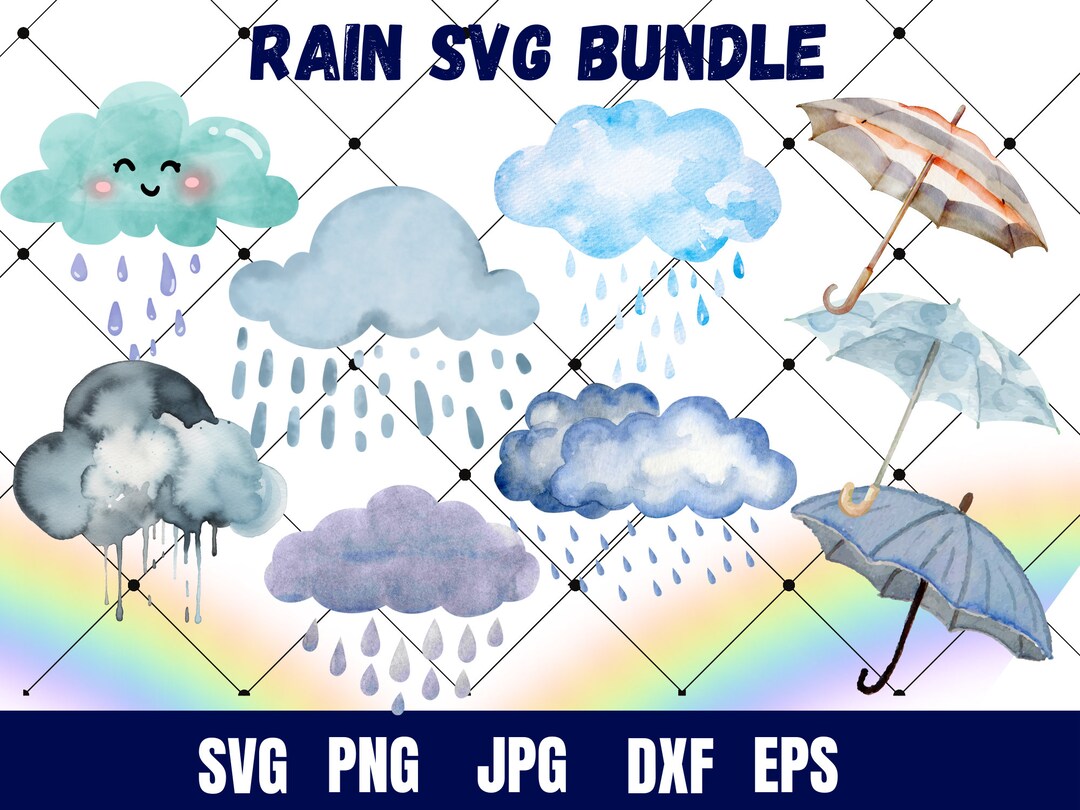 Code Rain Svg RAIN SVG DXF, Ai, Png, Eps, Pdf, Jpg, Download Files, Digital ...