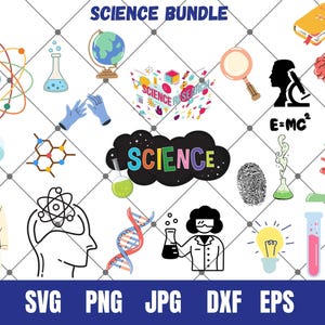 Science SVG, Test Tube SVG, Flask svg, Science Cut File, Chemistry Svg, Science Teacher SVG, Science Png, Chemistry Clipart, Science Clipart