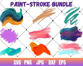 Paint brush stroke svg, bundle hand drawn, brush stroke svg png, keychain svg, splatter svg, paint brush svg png, background svg clipart