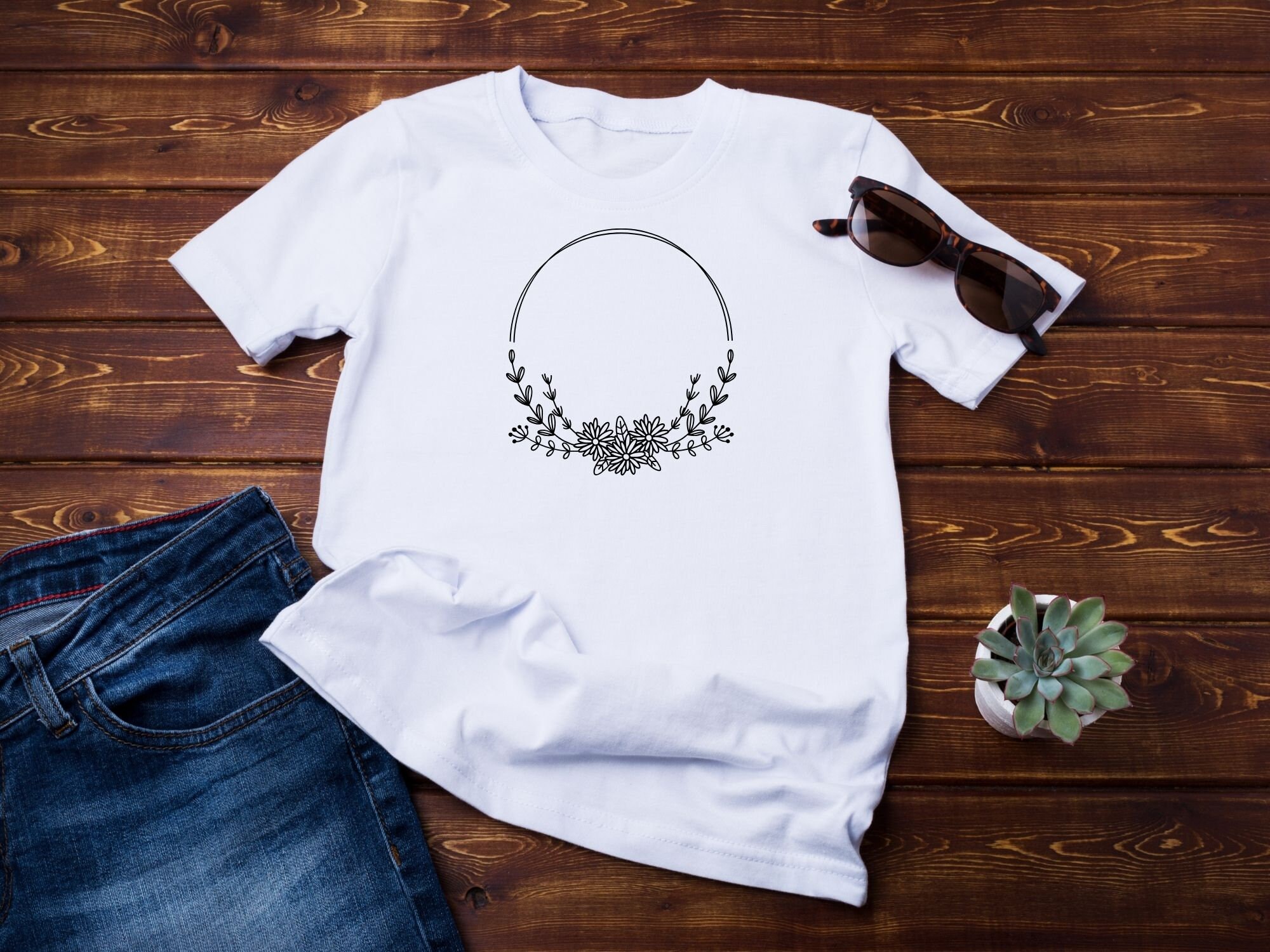 Wreath Svg Bundle Circle Svg Bundle Floral Wreath Svg Heart Laurel ...
