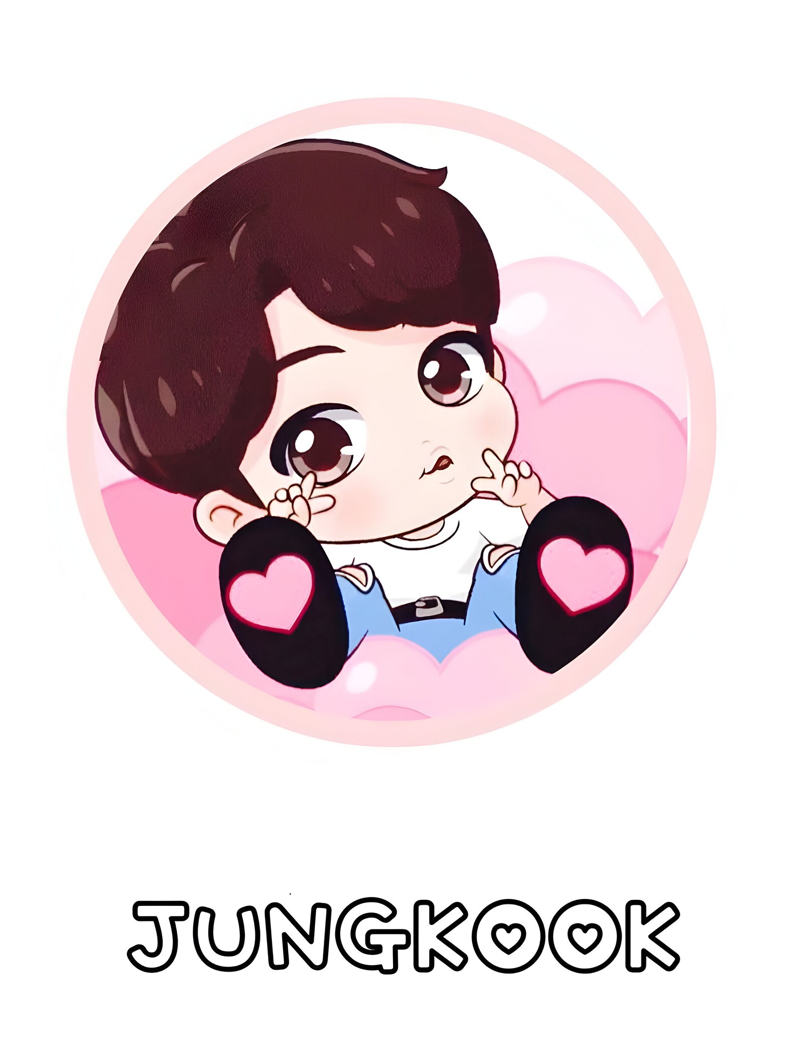 Bts Chibi Tiny Tans Printable Stickers - Etsy