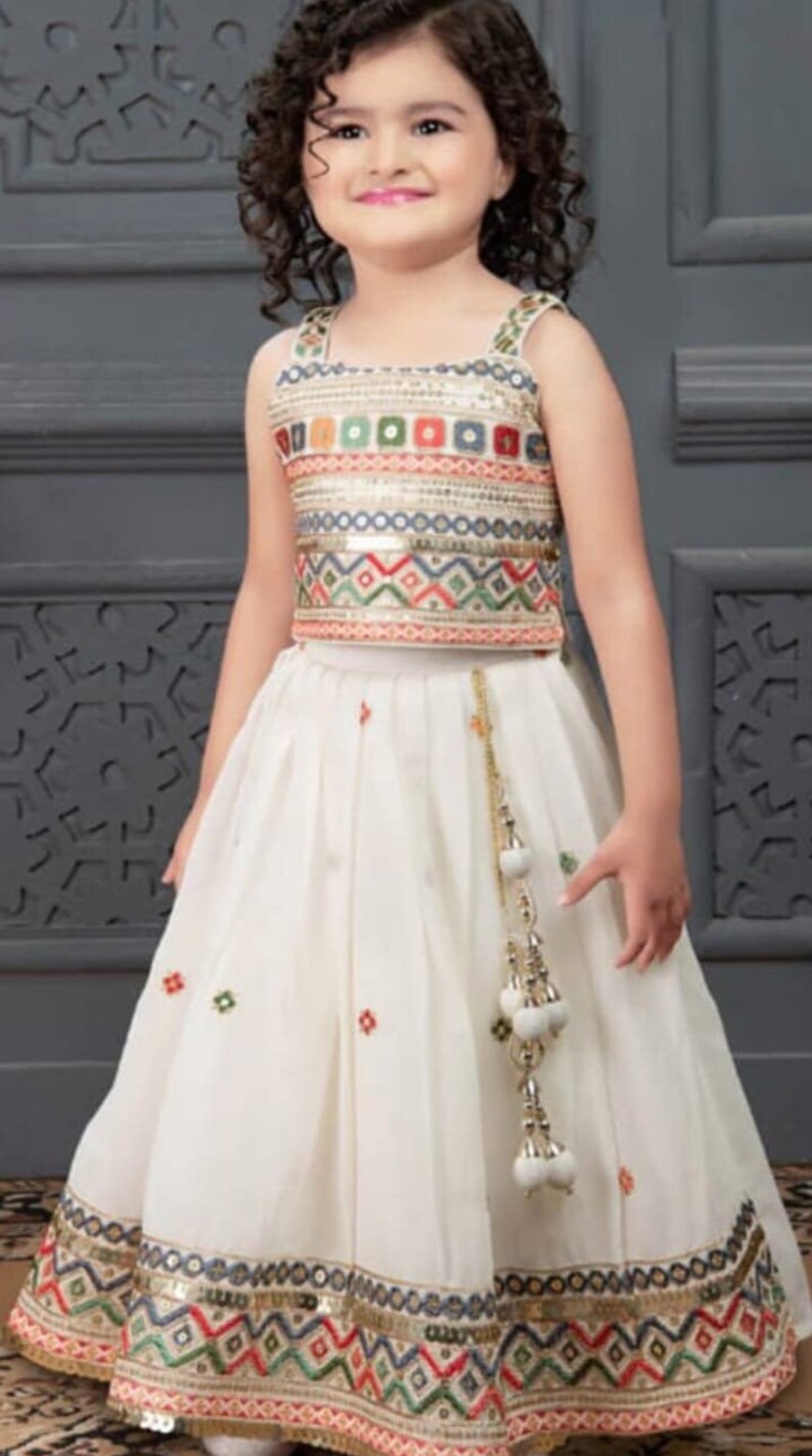 Kid's Wedding Lehenga Choli Kids Latest Party Wear Designer Dresses