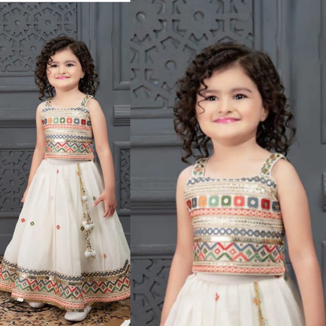 Kid's Wedding Lehenga Choli Kids Latest Party Wear Designer Dresses