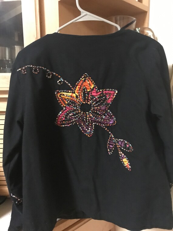 Vintage Applique Jacket View 3