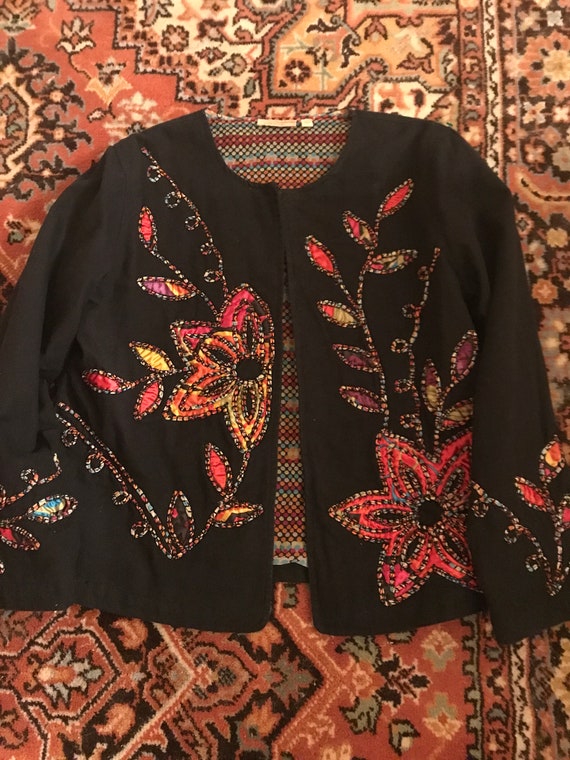 Vintage Jacket with applique - image 1