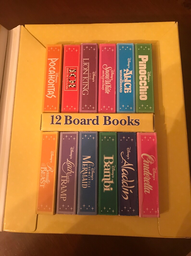 Disney Board Books Set - Etsy