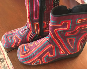 Handcrafted Art Boots 6.5-7