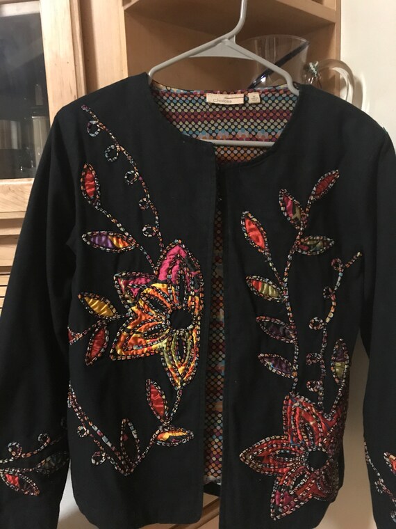 Vintage Jacket with applique - image 2