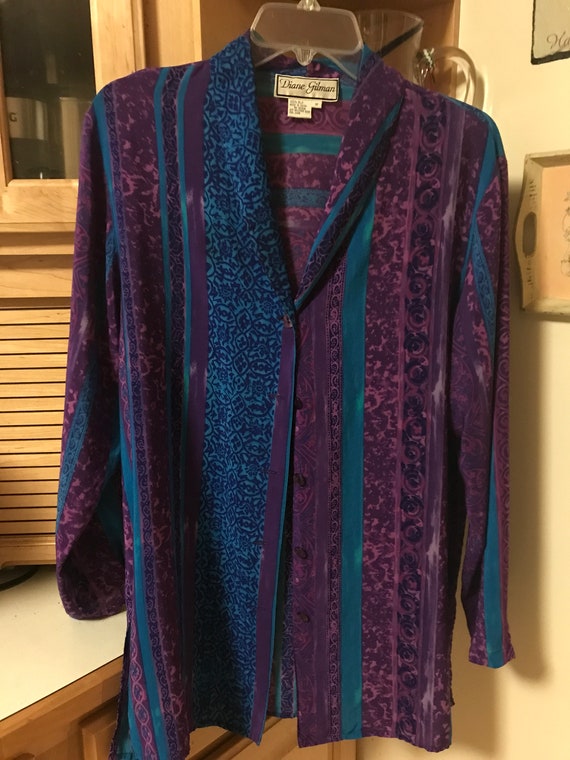 Vintage Diane Gilman Silk